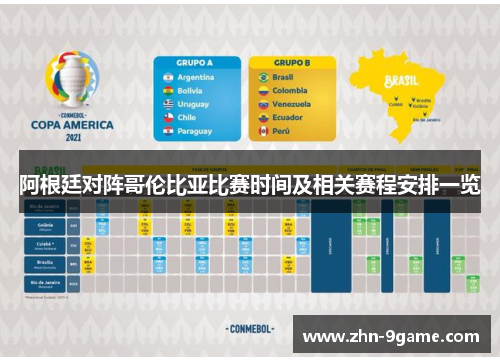 阿根廷对阵哥伦比亚比赛时间及相关赛程安排一览